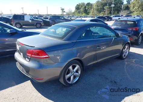 2012 Volkswagen Eos Lux из США, поврежденный, VIN WVWFW7AH6CV019083